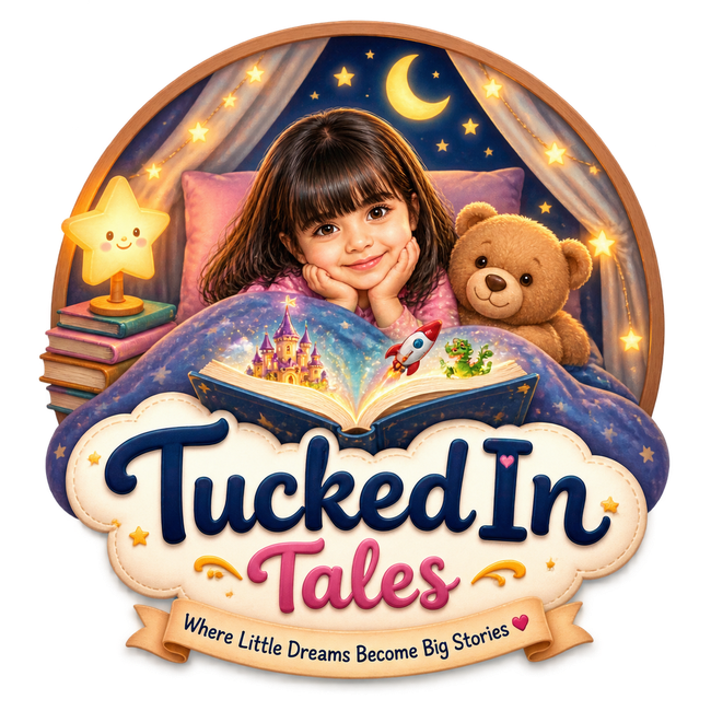 TuckedIn Tales magical bedtime illustration